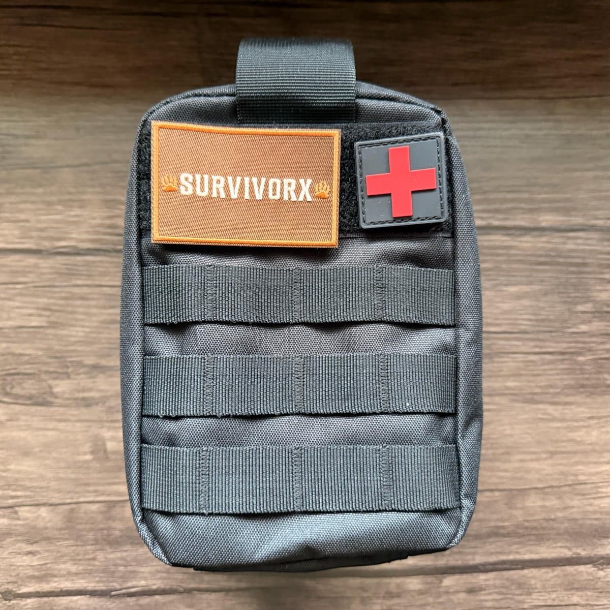 SURVIVORX Survival Kit – tactische MOLLE-tas